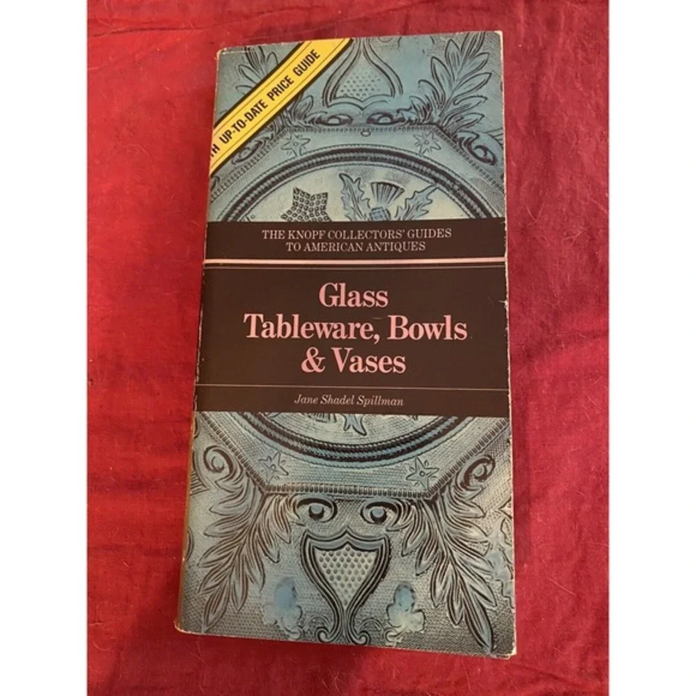 Vintage The Knopf Collectors Guide To AMERICAN antiques Glass Tableware Bowls...